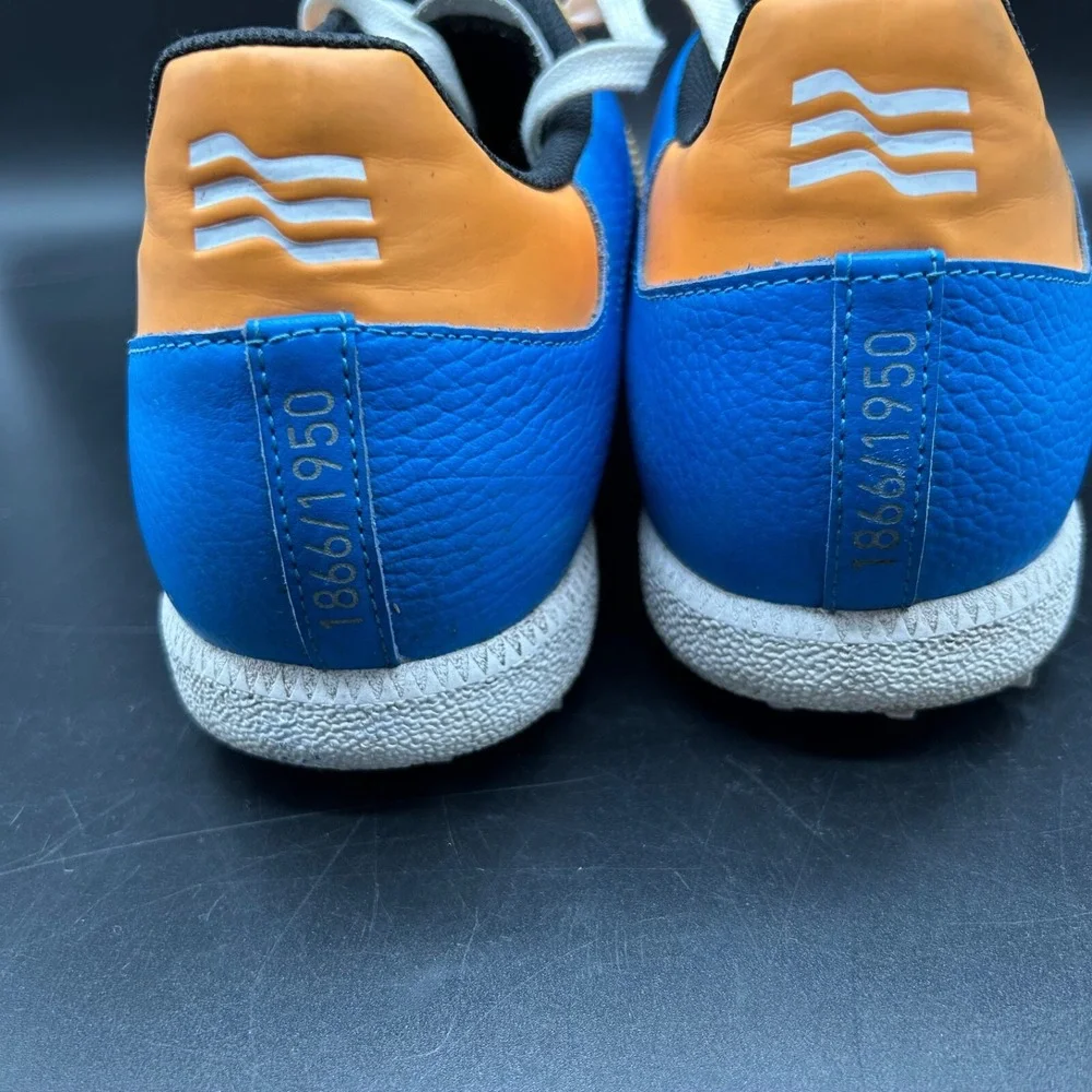 Adidas Samba Golf 671603 Limited Edition Blue Orange White Men 12 See Descriptio